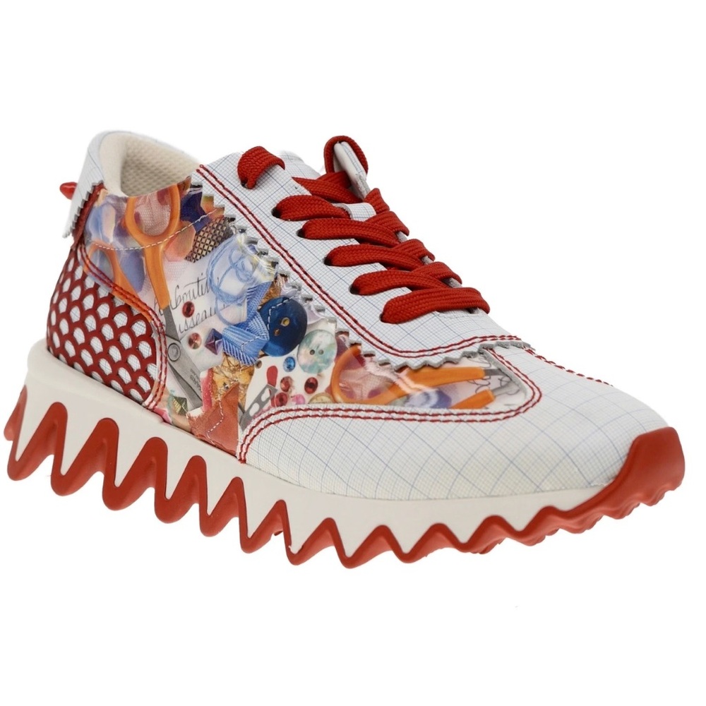 Christian Louboutin Unisex Kids Mini Shark
Sneakers Size 28 / US toddler 11